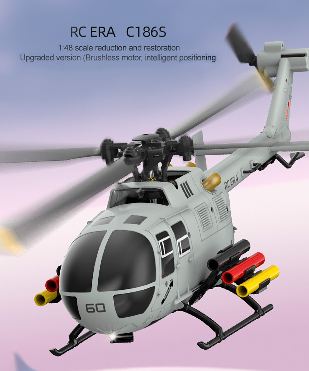 RC ERA C186S BO105 Helicopter  - огляд і ціна Rc Helicopter Gyro