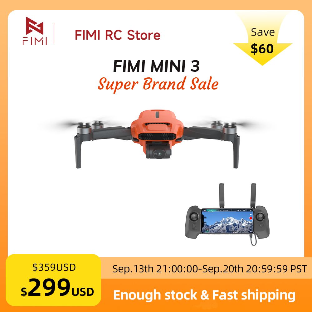 FIMI MINI 3 Camere Drone 4K 60 - огляд і ціна Rc Helicopter Case